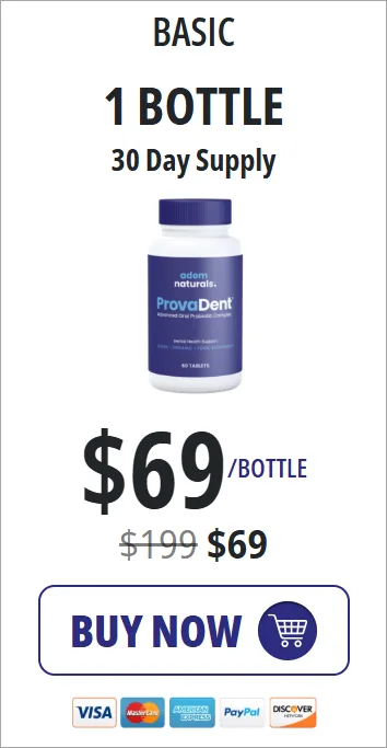 ProvaDent 1 bottle, 30-day supply, $69 per bottle